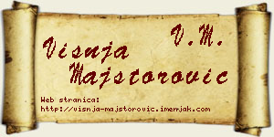 Višnja Majstorović vizit kartica